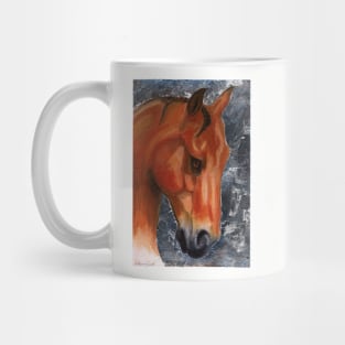Red Horse (silver version) Mug